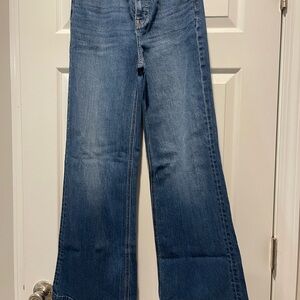 J. Crew Dark Blue Flare Jeans